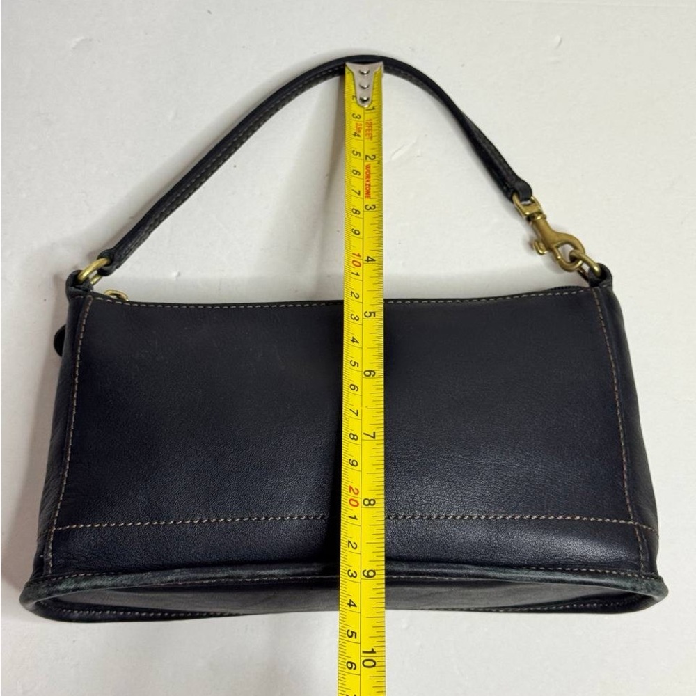 Old Coach 9311 Rare Made In USA Hand Bag Pouch Black Vintage - Picture 9 of 12